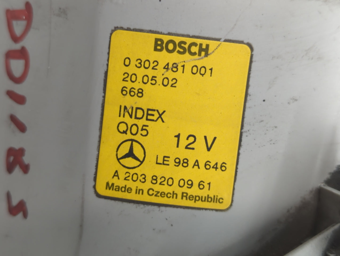 1997 Mercedes-benz E420 Passenger Right Oem Head Light Headlight Lamp - Oemusedautoparts1.com