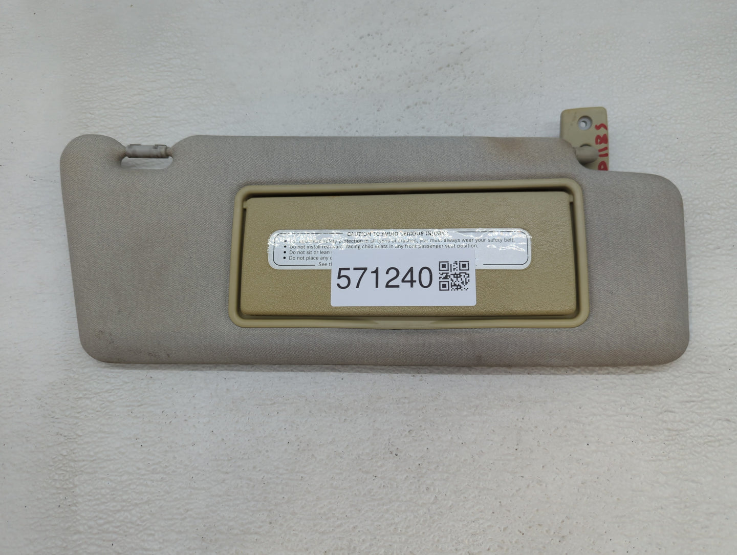 1997 Mercedes-Benz E420 Sun Visor Shade Replacement Passenger Right Mirror Fits OEM Used Auto Parts - Oemusedautoparts1.com