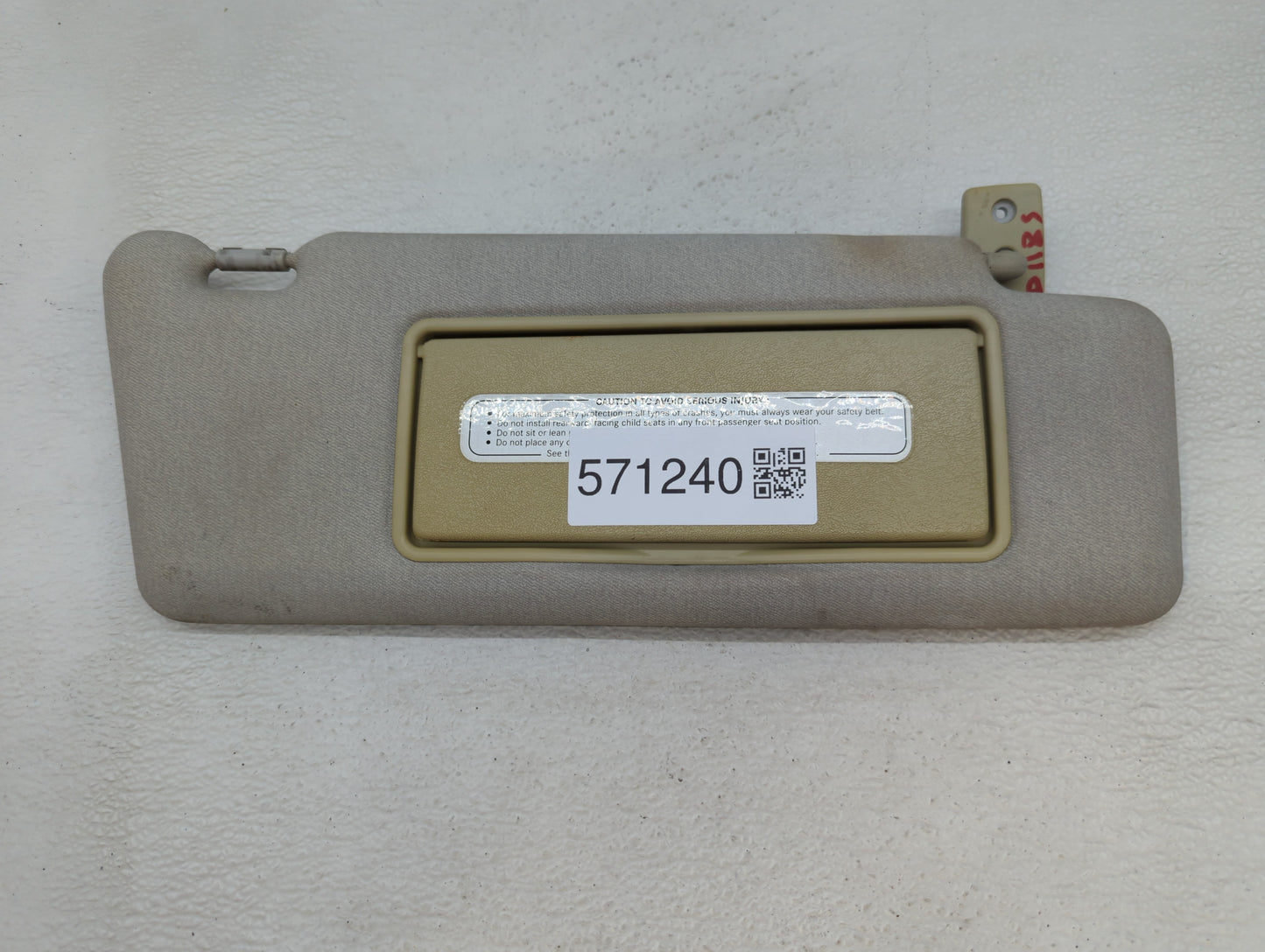 1997 Mercedes-Benz E420 Sun Visor Shade Replacement Passenger Right Mirror Fits OEM Used Auto Parts - Oemusedautoparts1.com