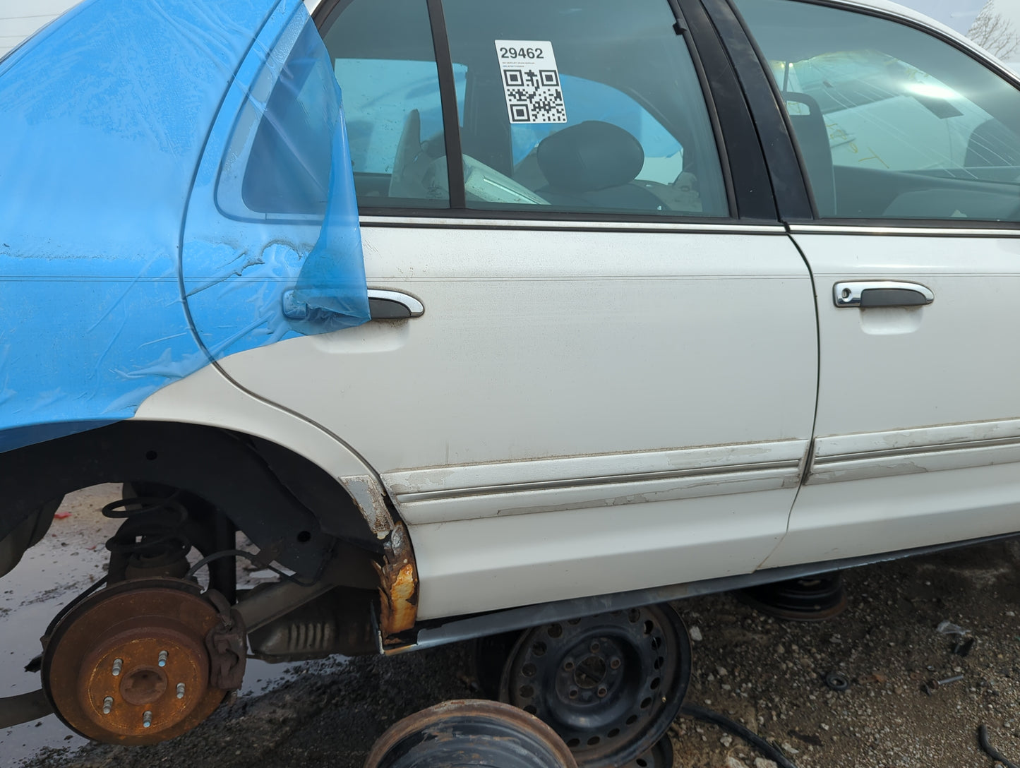 1995-1997 Mercury Grand Marquis Passenger Rear Door Oem - Oemusedautoparts1.com