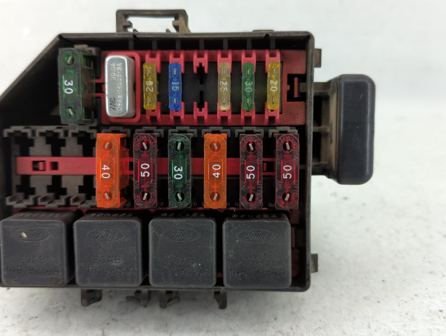 2000 Mercury Grand Marquis Fusebox Fuse Box Panel Relay Module P/N:F5AB-14A075-A Fits OEM Used Auto Parts - Oemusedautoparts