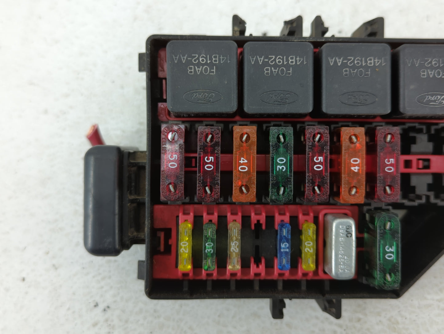 2000 Mercury Grand Marquis Fusebox Fuse Box Panel Relay Module P/N:F5AB-14A075-A Fits OEM Used Auto Parts - Oemusedautoparts