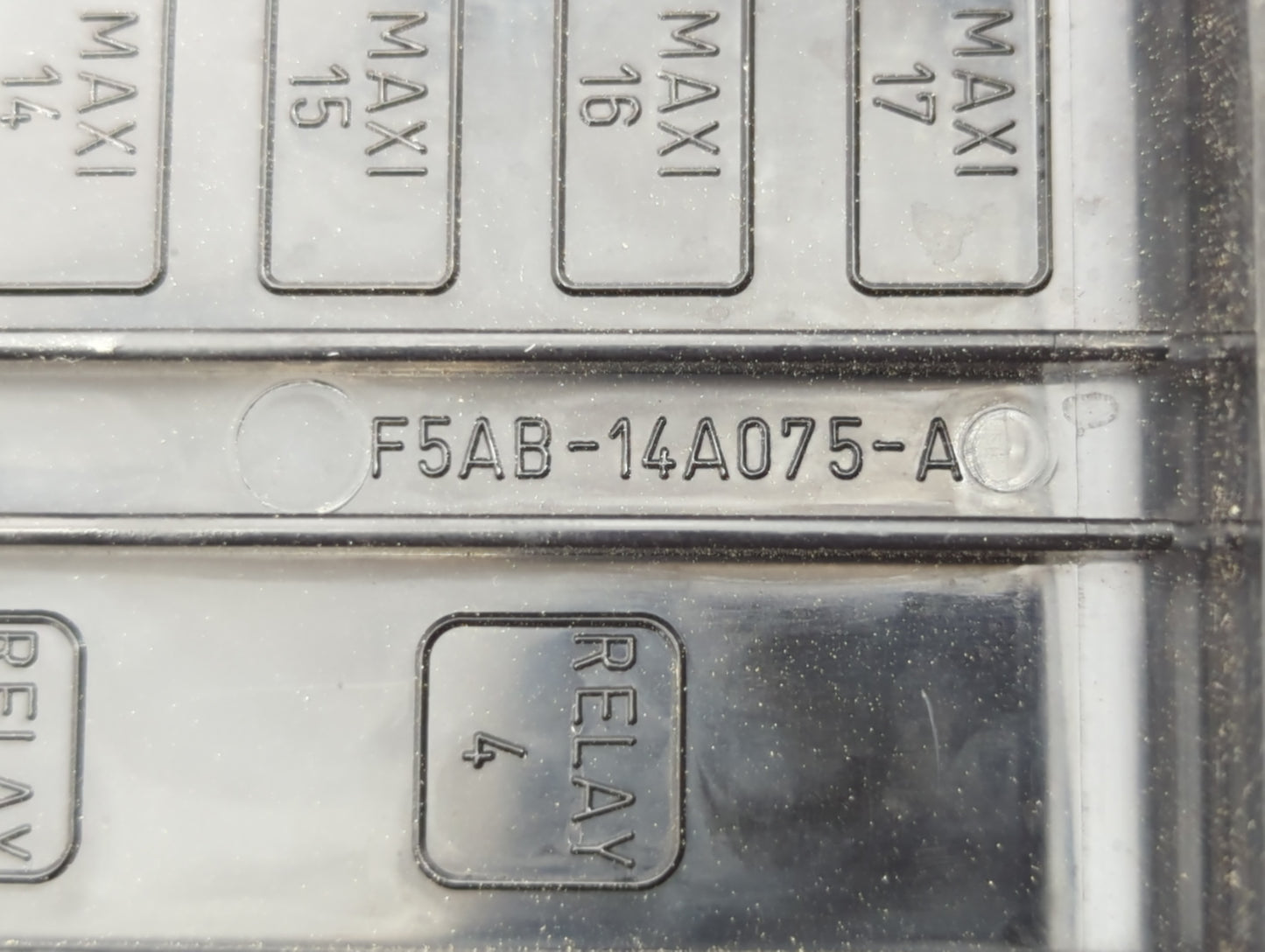 2000 Mercury Grand Marquis Fusebox Fuse Box Panel Relay Module P/N:F5AB-14A075-A Fits OEM Used Auto Parts - Oemusedautoparts