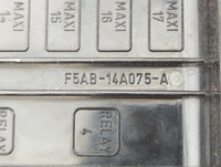 2000 Mercury Grand Marquis Fusebox Fuse Box Panel Relay Module P/N:F5AB-14A075-A Fits OEM Used Auto Parts - Oemusedautoparts