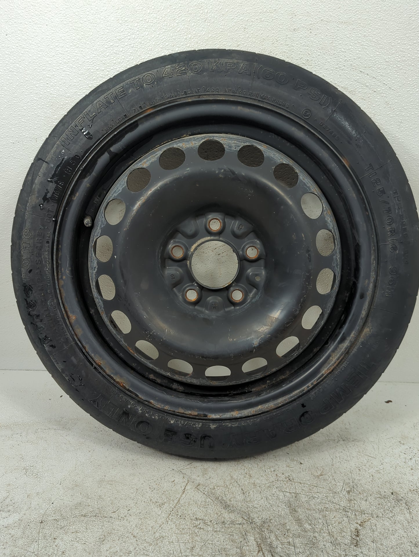 1997 Oldsmobile Cutlass Spare Donut Tire Wheel Rim Oem - Oemusedautoparts1.com