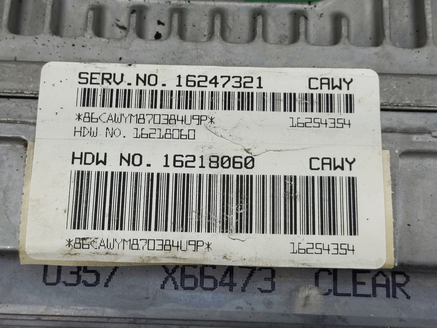 1997 Oldsmobile Cutlass PCM Engine Control Computer ECU ECM PCU OEM P/N:16218060 16254354, 16247321 Fits OEM Used Auto Parts