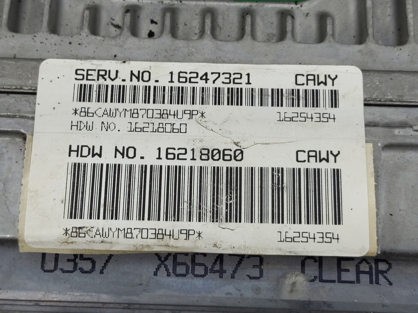 1997 Oldsmobile Cutlass PCM Engine Control Computer ECU ECM PCU OEM P/N:16218060 16254354, 16247321 Fits OEM Used Auto Parts
