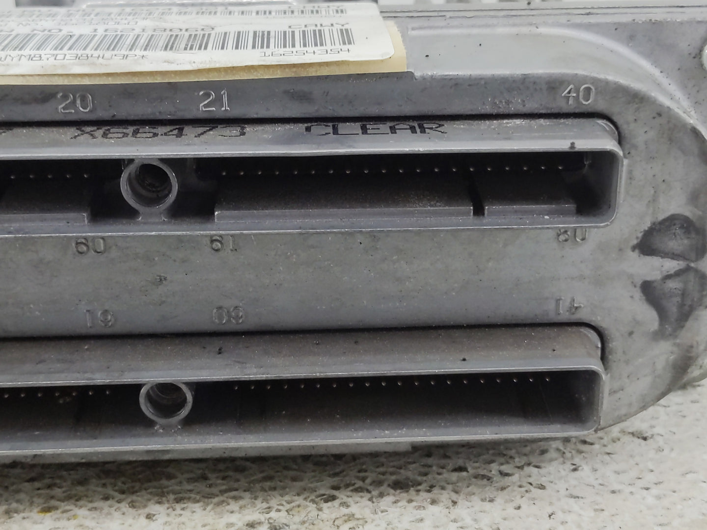 1997 Oldsmobile Cutlass PCM Engine Control Computer ECU ECM PCU OEM P/N:16218060 16254354, 16247321 Fits OEM Used Auto Parts