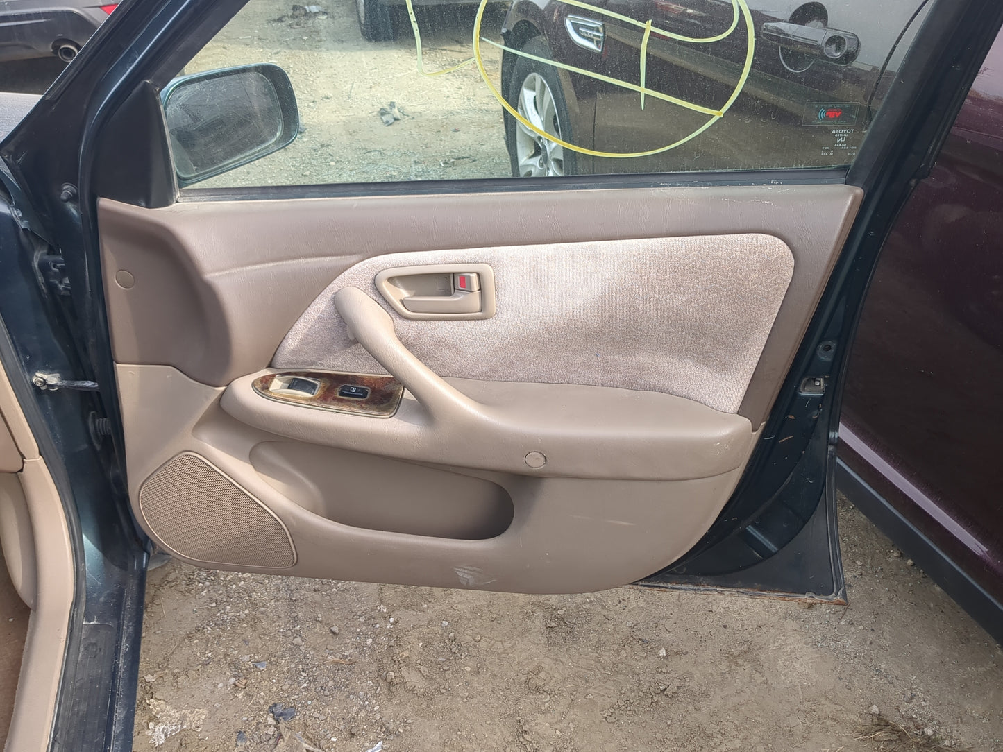 1997 Toyota Camry Front Right Passenger Interior Door Panel Trim - Oemusedautoparts1.com
