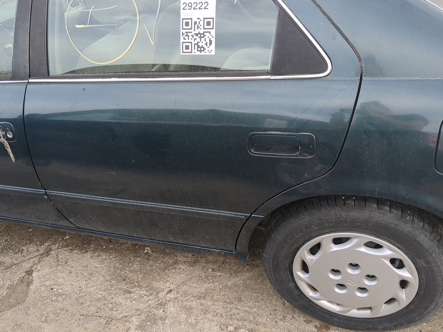 1997-2001 Toyota Camry Driver Rear Door Oem - Oemusedautoparts1.com