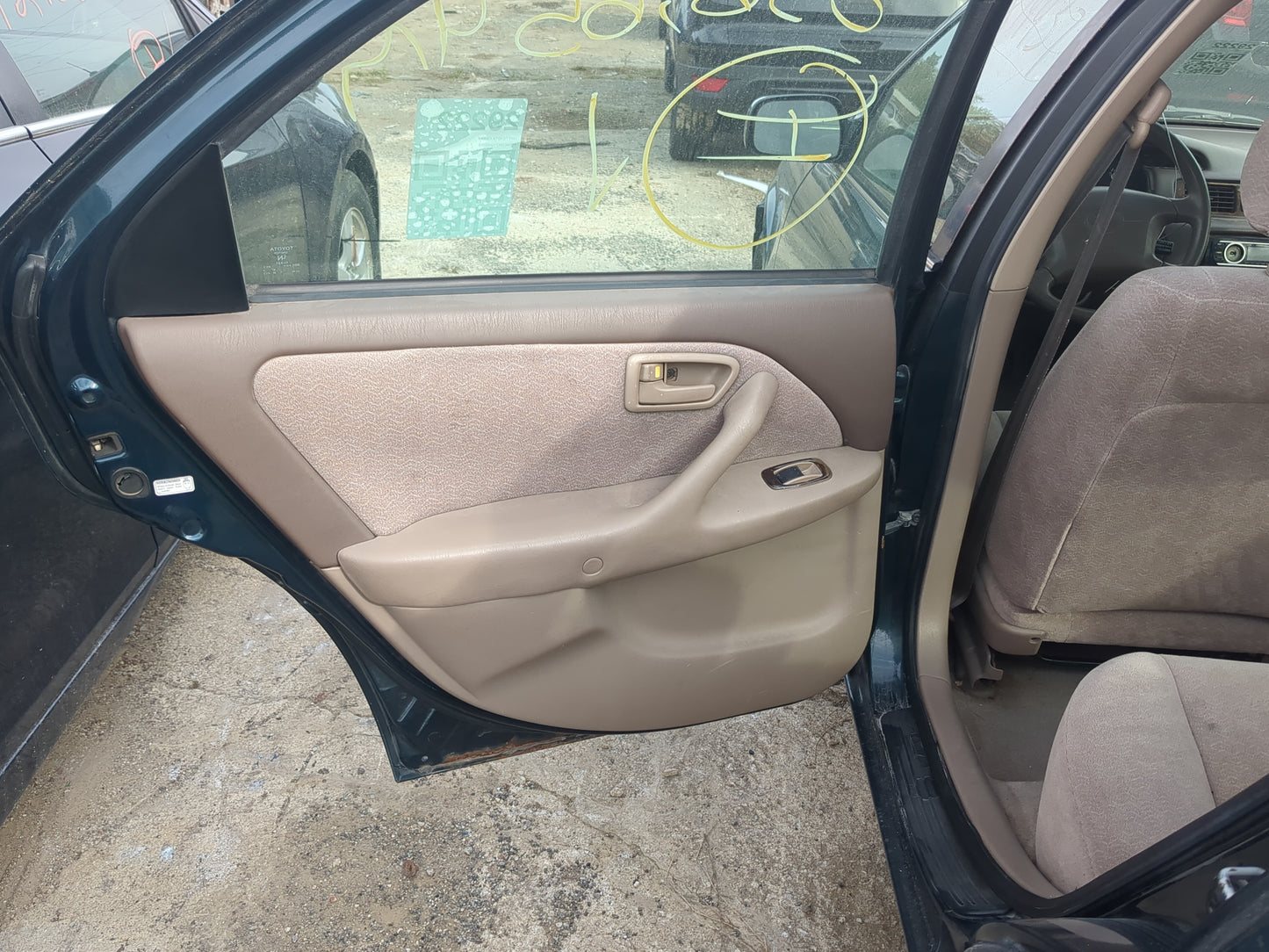 1997-2001 Toyota Camry Driver Rear Door Oem - Oemusedautoparts1.com