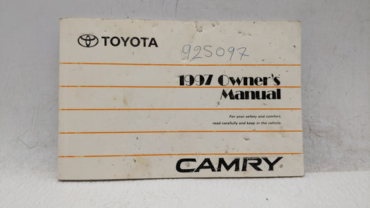 1997 Toyota Camry Owners Manual Book Guide OEM Used Auto Parts - Oemusedautoparts1.com
