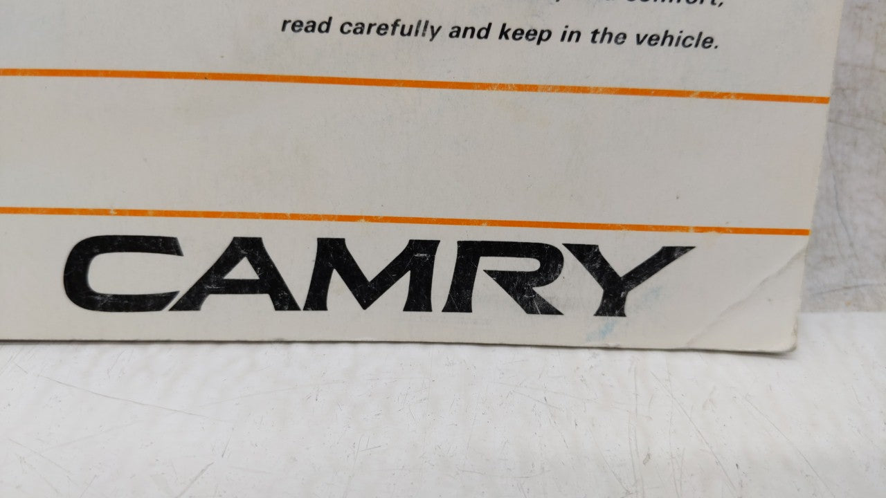 1997 Toyota Camry Owners Manual Book Guide OEM Used Auto Parts - Oemusedautoparts1.com