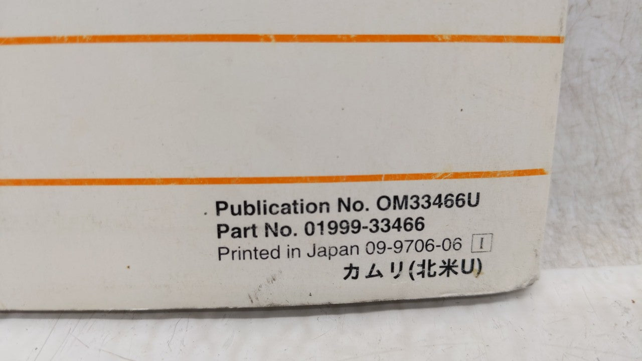 1997 Toyota Camry Owners Manual Book Guide OEM Used Auto Parts - Oemusedautoparts1.com