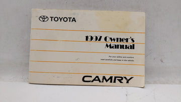 1997 Toyota Camry Owners Manual Book Guide OEM Used Auto Parts - Oemusedautoparts1.com
