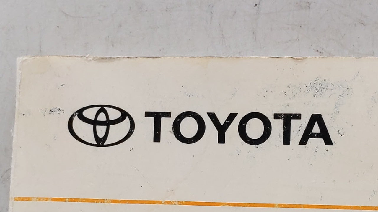 1997 Toyota Camry Owners Manual Book Guide OEM Used Auto Parts - Oemusedautoparts1.com