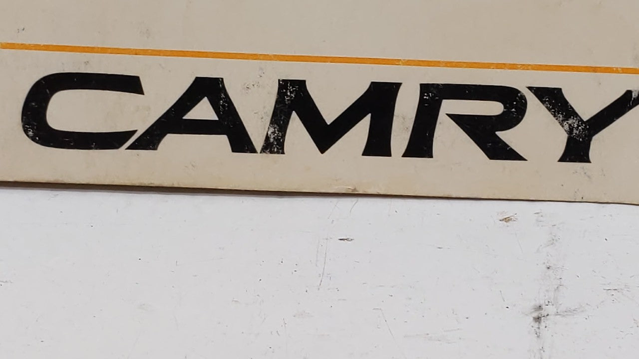 1997 Toyota Camry Owners Manual Book Guide OEM Used Auto Parts - Oemusedautoparts1.com