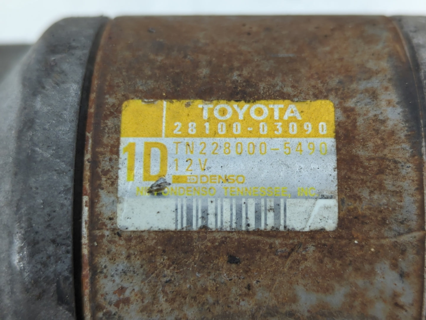 1995-2001 Toyota Camry Car Starter Motor Solenoid OEM P/N:28100-03090 Fits OEM Used Auto Parts - Oemusedautoparts1.com