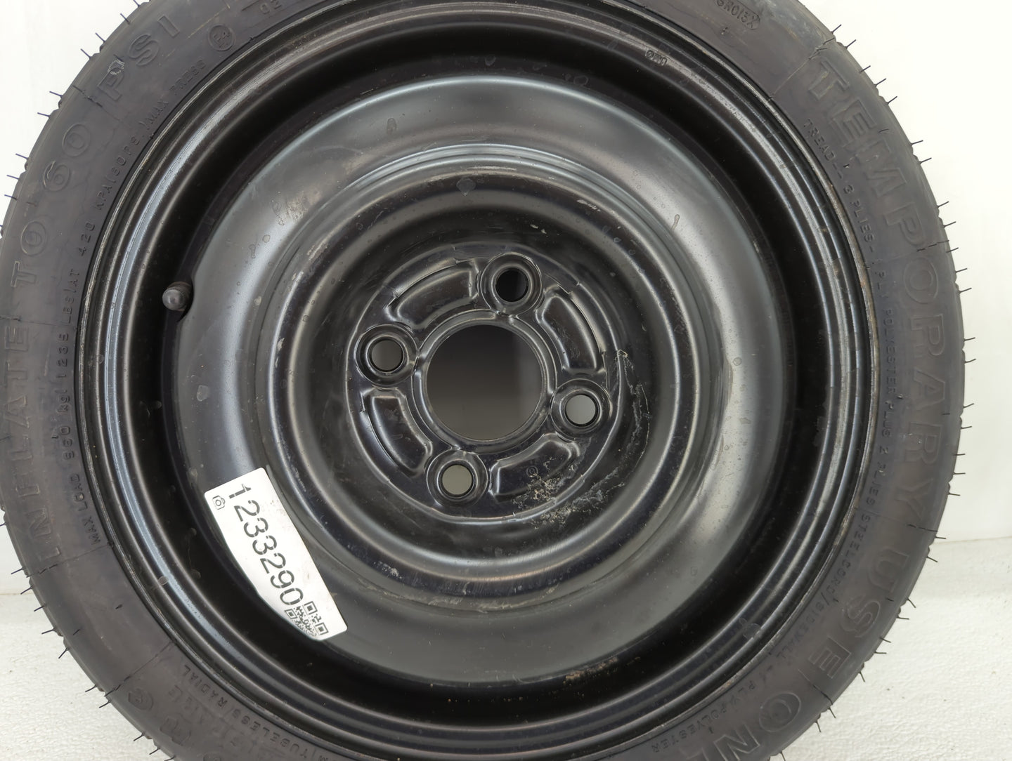 1995-1997 Toyota Corolla Spare Donut Tire Wheel Rim Oem - Oemusedautoparts1.com