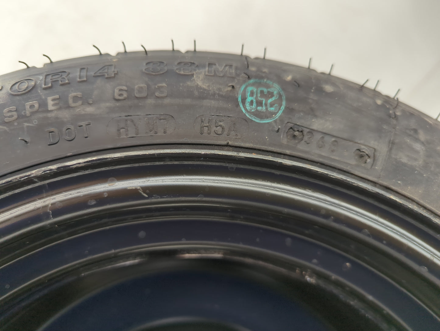 1995-1997 Toyota Corolla Spare Donut Tire Wheel Rim Oem - Oemusedautoparts1.com