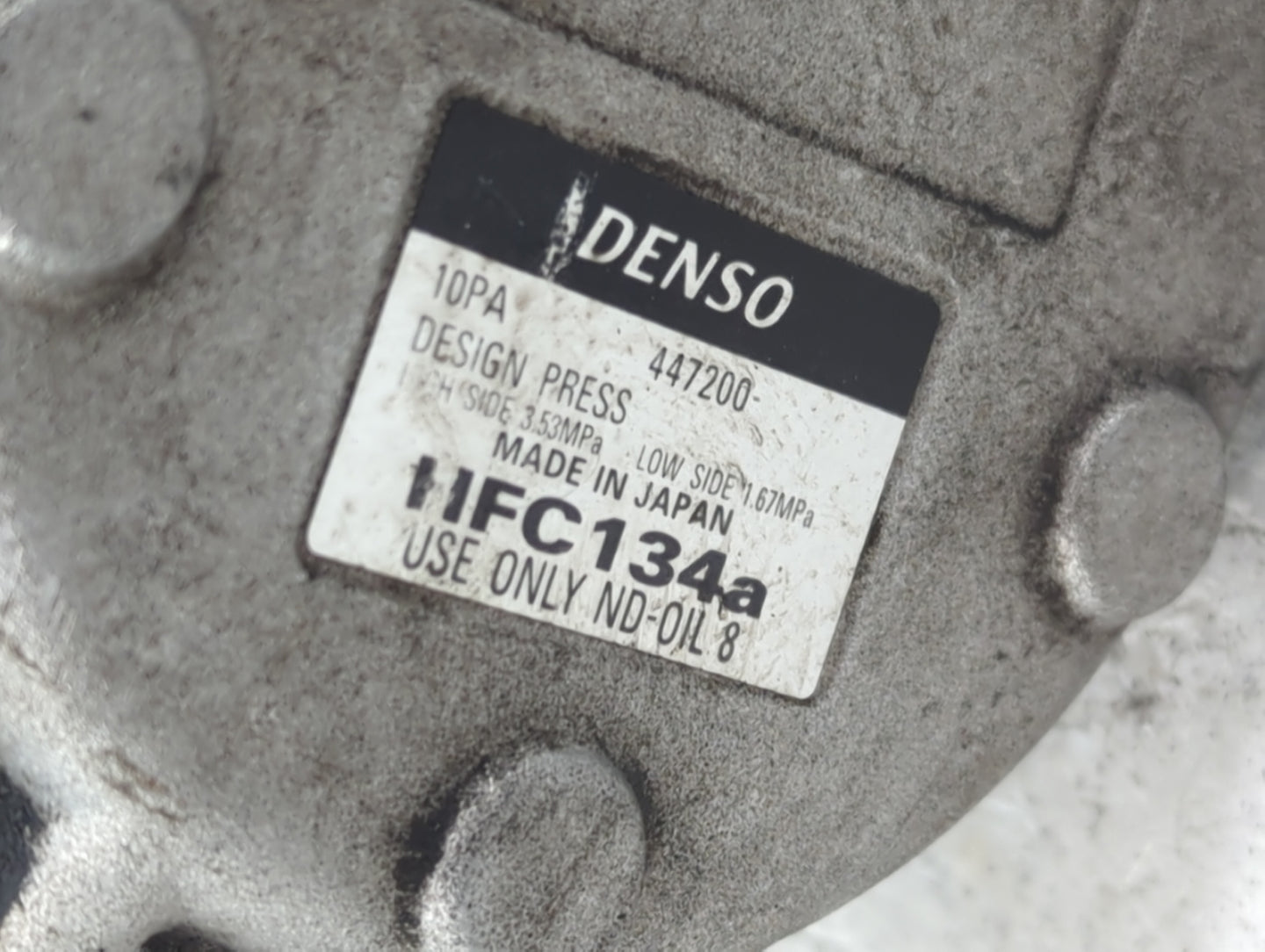 1994-1997 Toyota Corolla Air Conditioning A/c Ac Compressor Oem - Oemusedautoparts1.com
