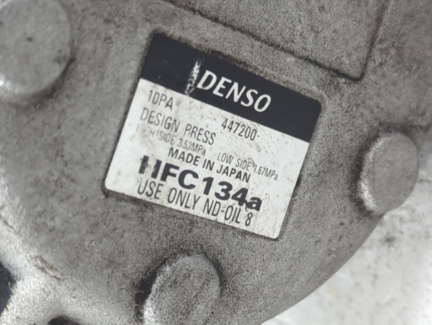 1994-1997 Toyota Corolla Air Conditioning A/c Ac Compressor Oem - Oemusedautoparts1.com
