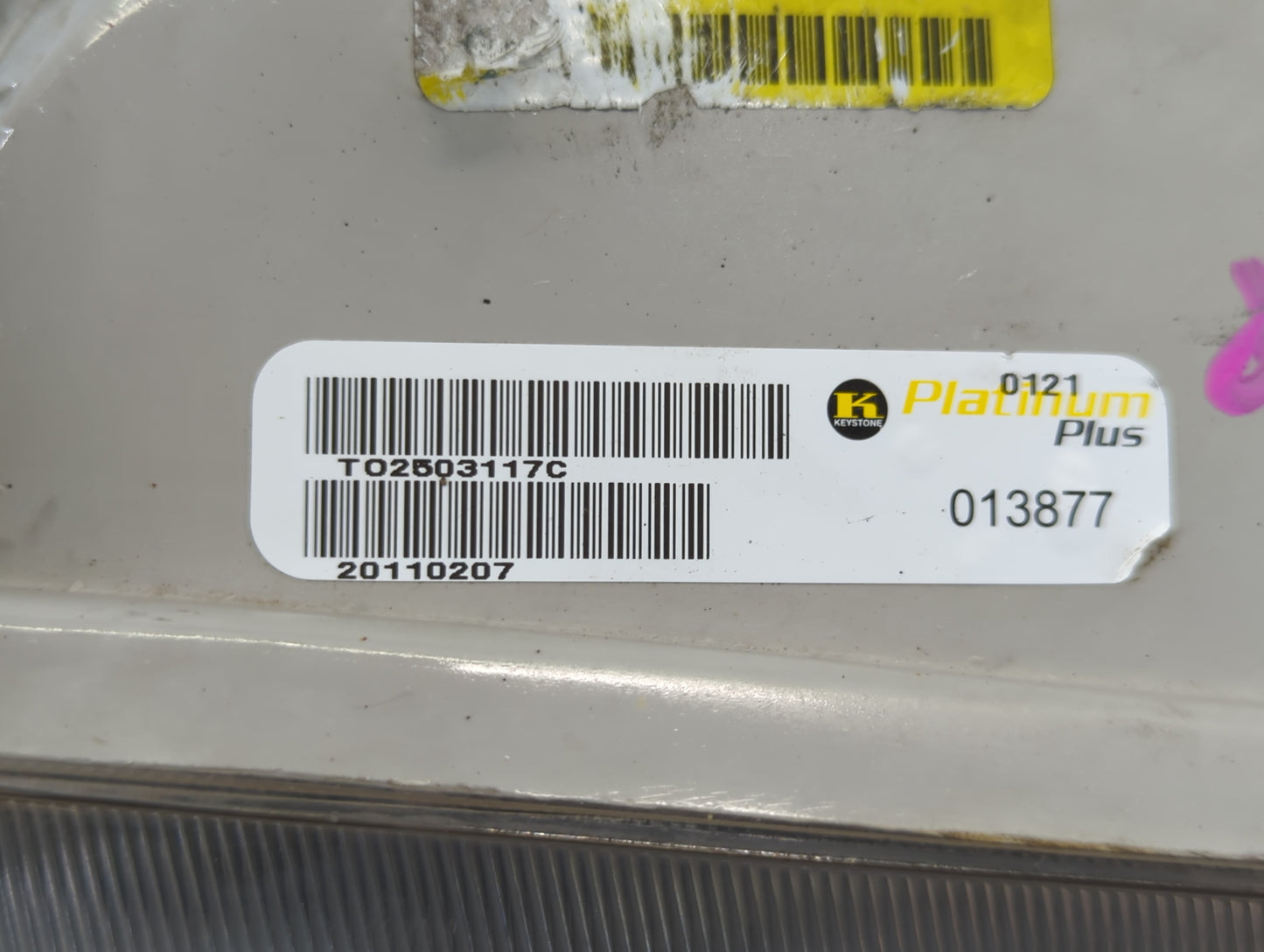 1994-1997 Toyota Corolla Passenger Right Oem Head Light Headlight Lamp - Oemusedautoparts1.com