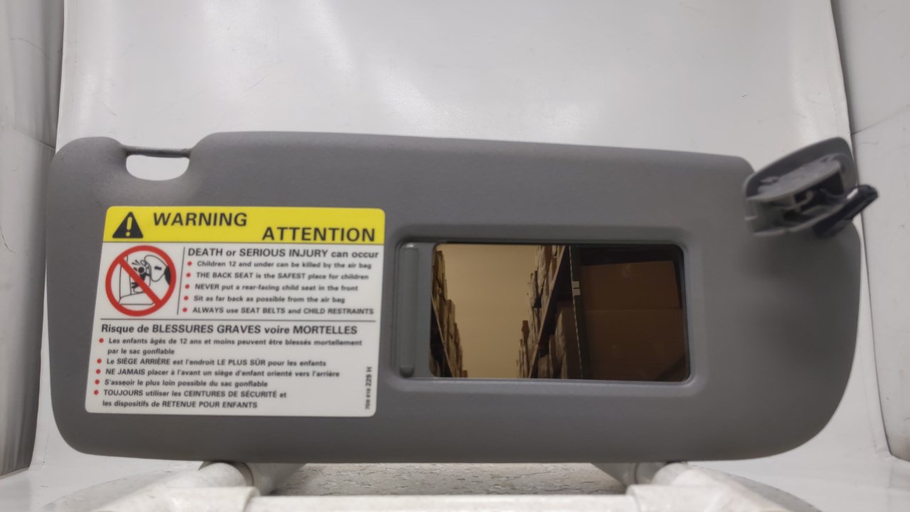 1998 Audi A4 Sun Visor Shade Replacement Passenger Right Mirror Fits OEM Used Auto Parts - Oemusedautoparts1.com