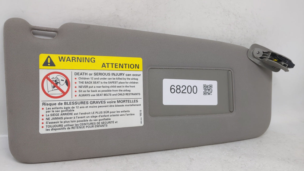 1998 Audi A6 Sun Visor Shade Replacement Passenger Right Mirror Fits OEM Used Auto Parts - Oemusedautoparts1.com