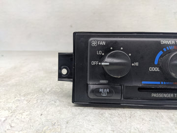 1997-1999 Buick Century Climate Control Module Temperature AC/Heater Replacement Fits Fits 1997 1998 1999 OEM Used Auto Parts
