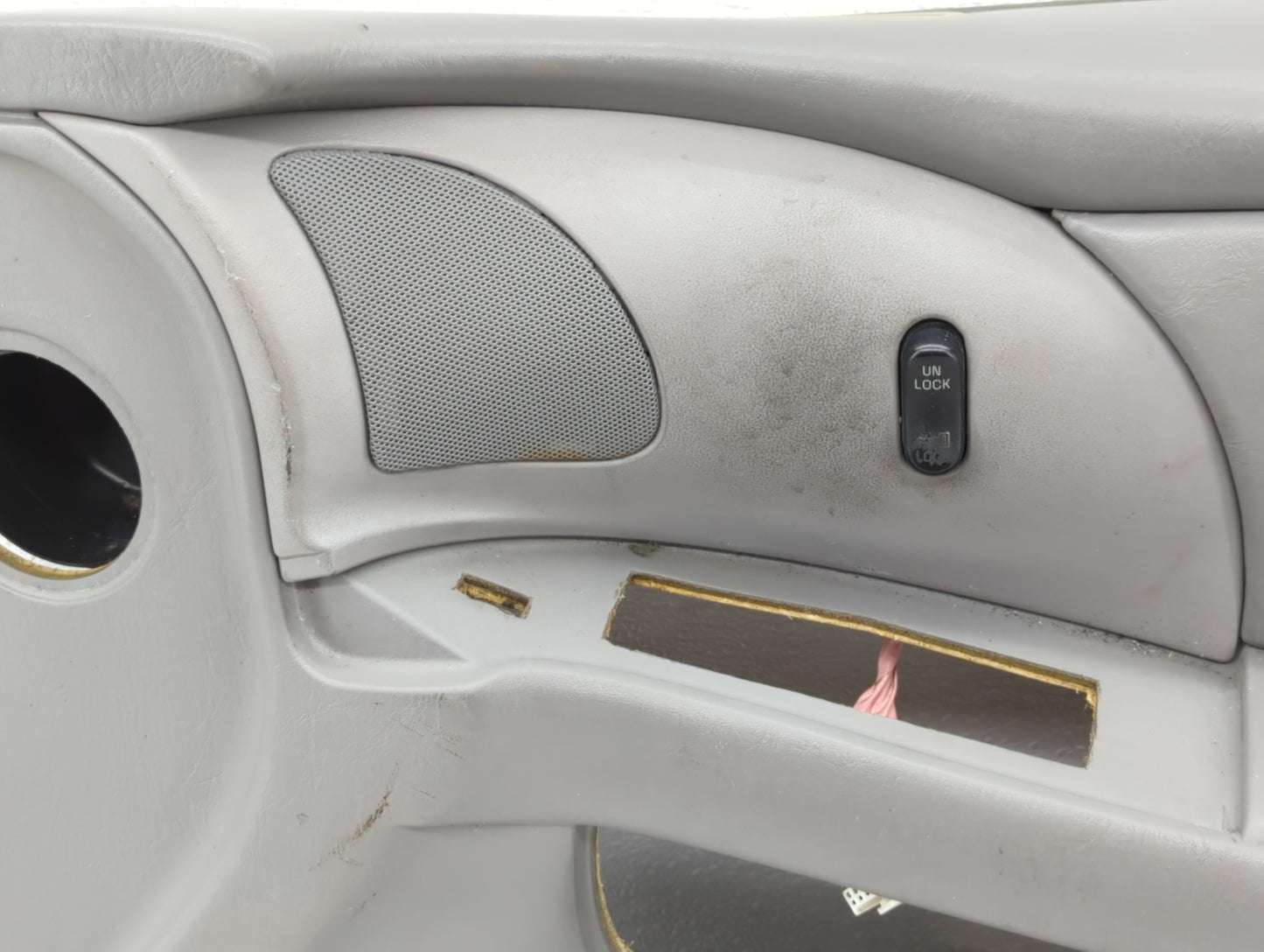 1998 Buick Park Avenue Rear Right Passenger Interior Door Panel Trim Grey - Oemusedautoparts1.com