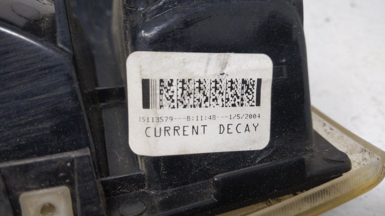 1995-2005 Chevrolet Blazer Tail Light Assembly Driver Left OEM P/N:16518499 15113579 Fits OEM Used Auto Parts - Oemusedautop