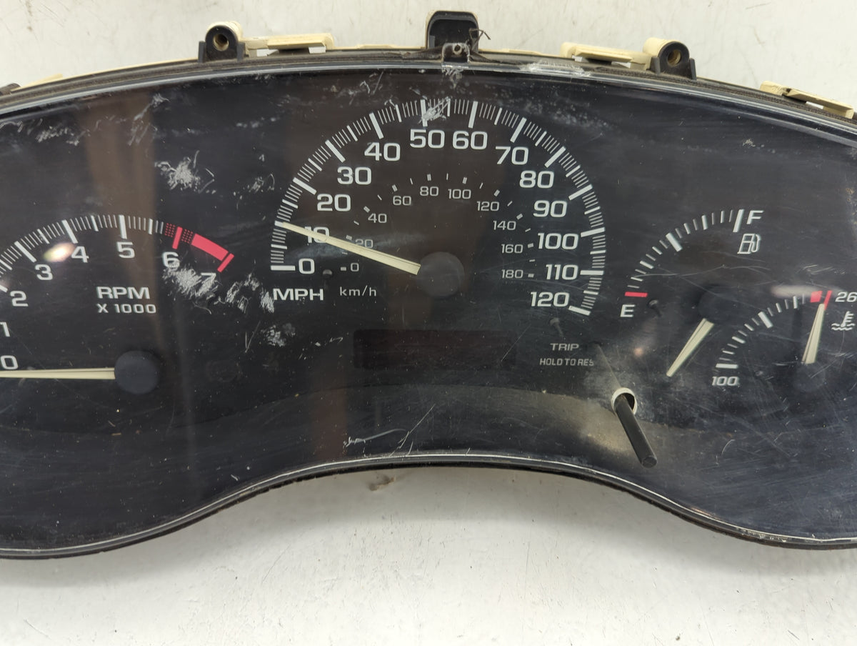 1997-1999 Chevrolet Malibu Instrument Cluster Speedometer Gauges Miles:100K Fits Fits 1997 1998 1999 OEM Used Auto Parts - O