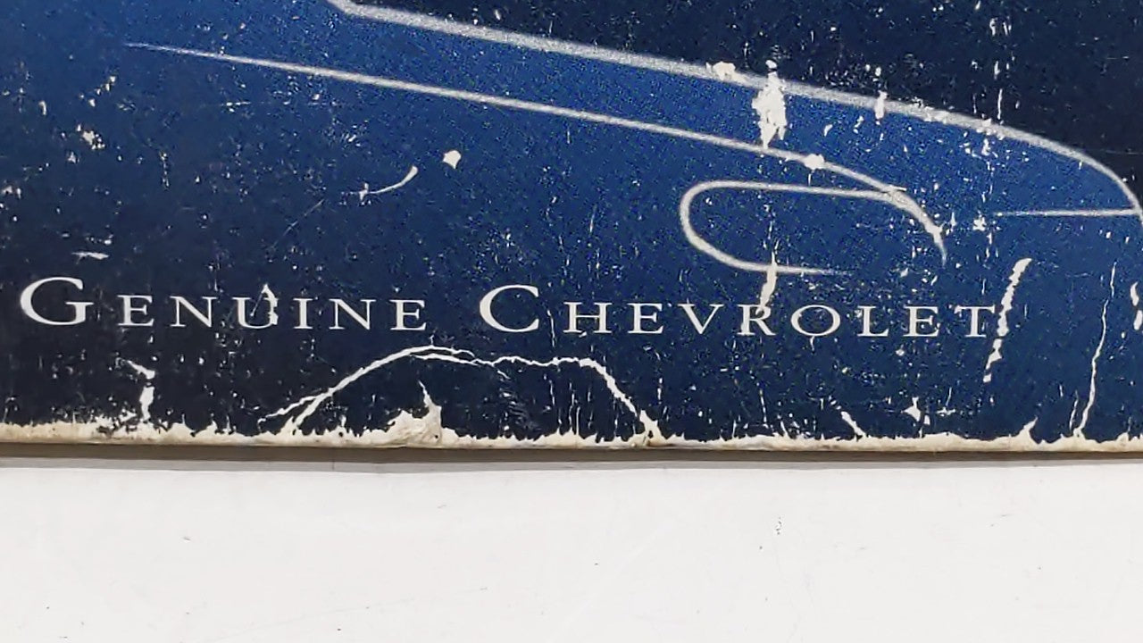 1998 Chevrolet Malibu Owners Manual Book Guide OEM Used Auto Parts - Oemusedautoparts1.com