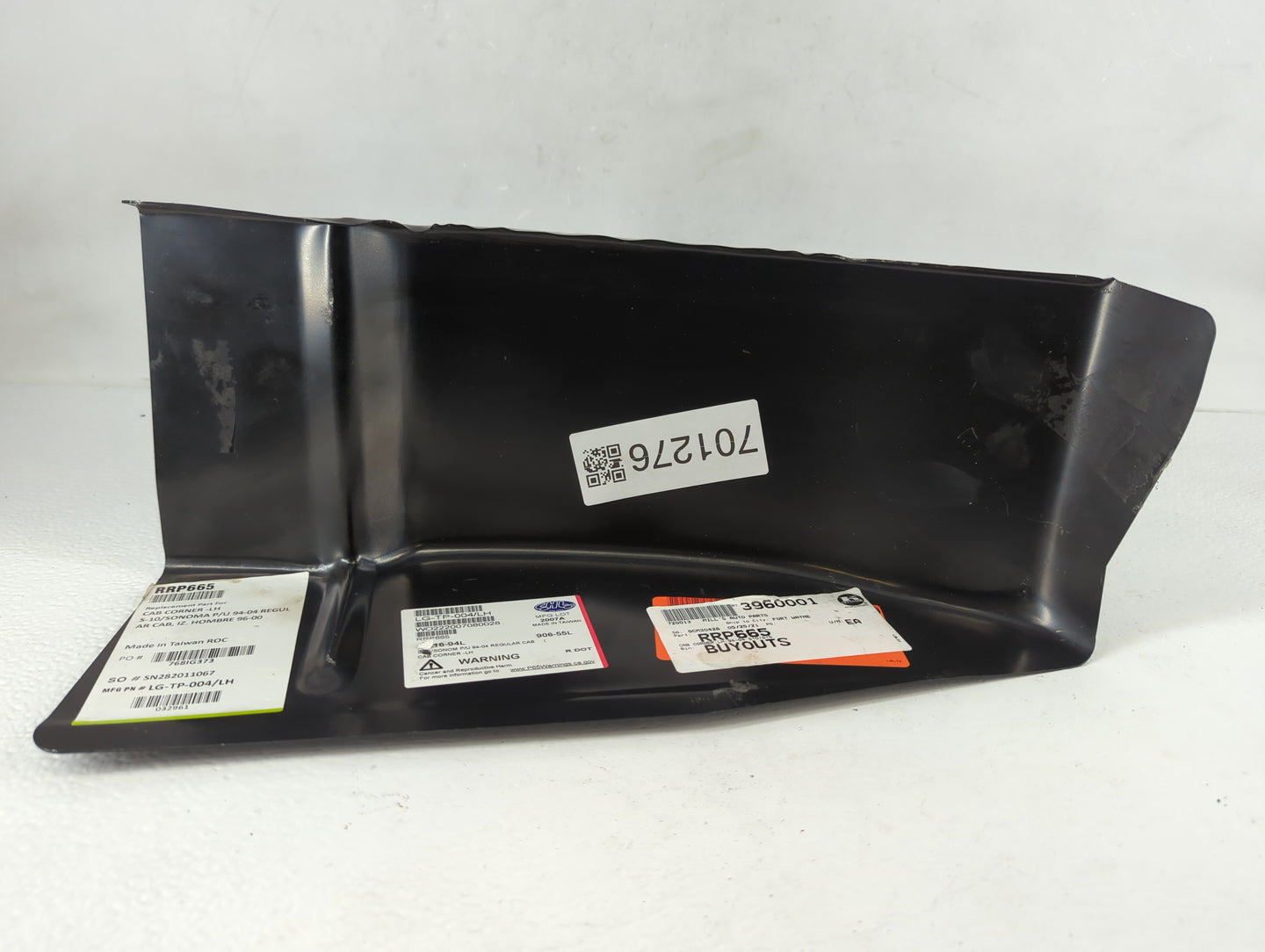 1998 Chevrolet S10 CAB CORNER PATCH PANEL701276 - Oemusedautoparts1.com