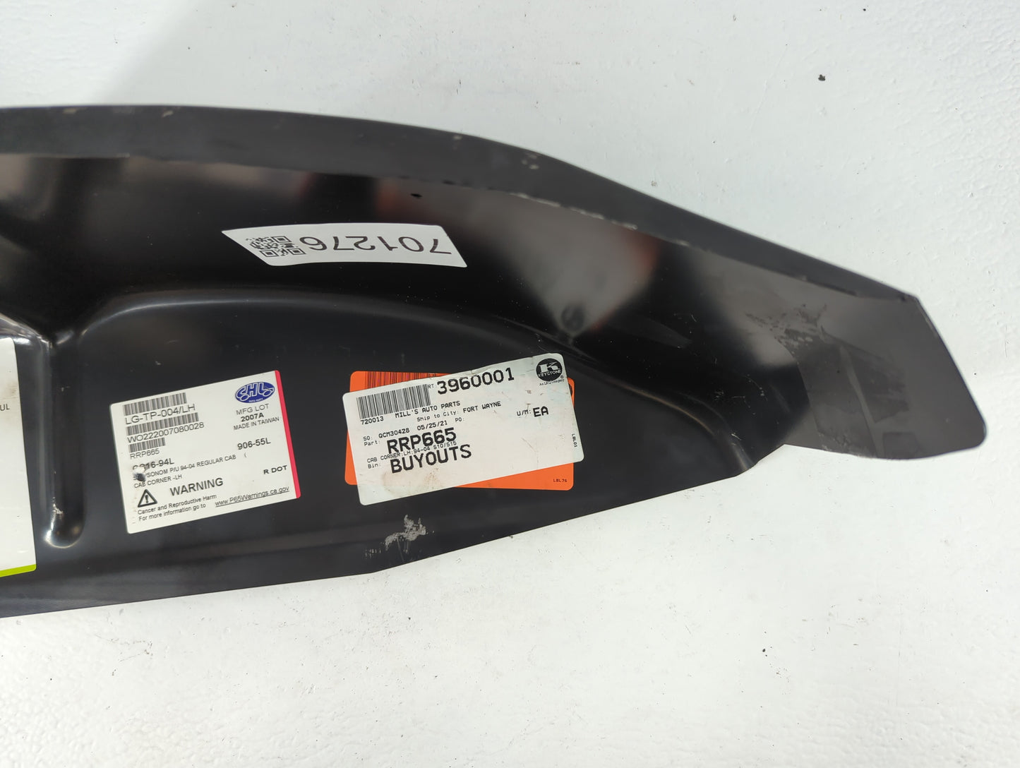 1998 Chevrolet S10 CAB CORNER PATCH PANEL701276 - Oemusedautoparts1.com