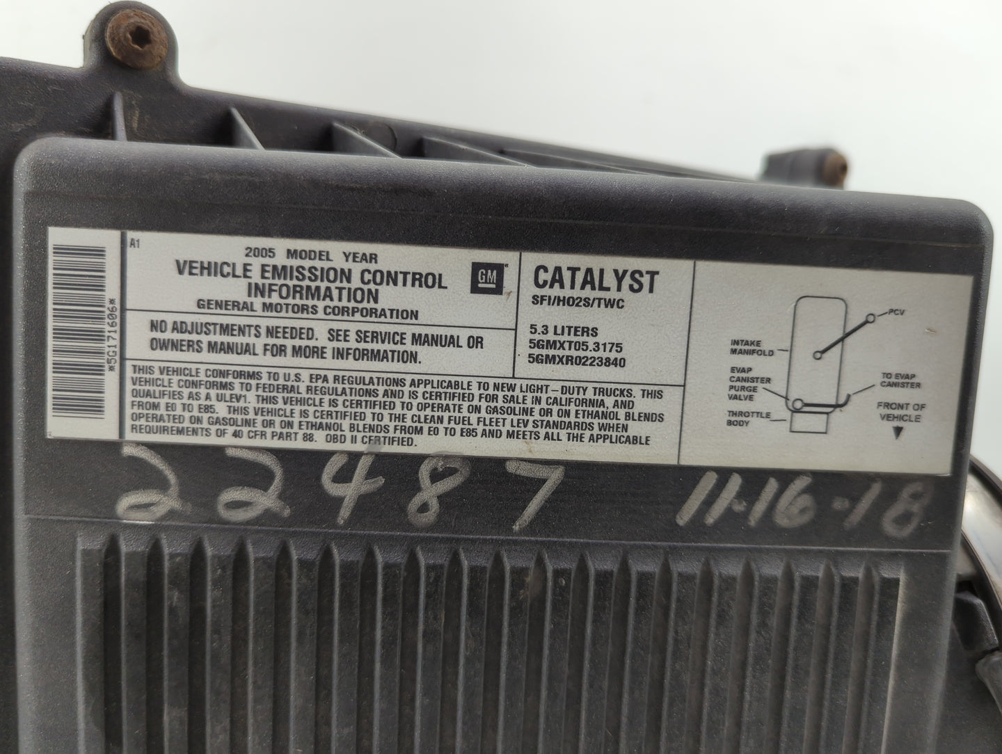 1998 Dodge Dakota Air Cleaner Intake-duct Hose Tube - Oemusedautoparts1.com