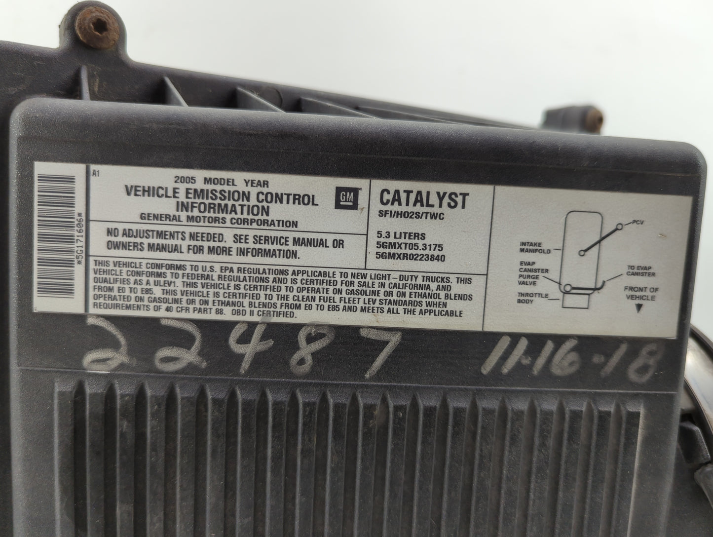1998 Dodge Dakota Air Cleaner Intake-duct Hose Tube - Oemusedautoparts1.com