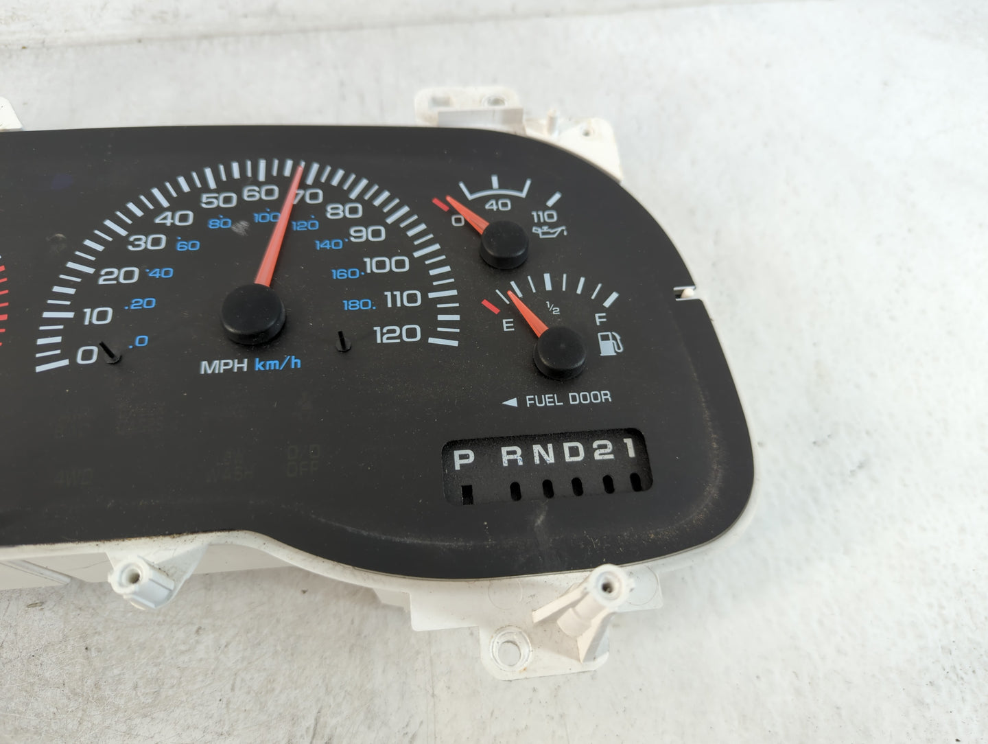 1998 Dodge Ram 1500 Instrument Cluster Speedometer Gauges P/N:P56020618AC Fits OEM Used Auto Parts - Oemusedautoparts1.com