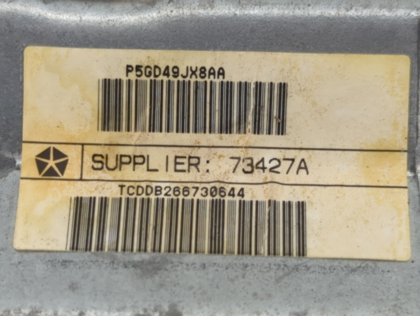 1997-1998 Dodge Ram 1500 Air Bag Driver Left Steering Wheel Mounted - Oemusedautoparts1.com