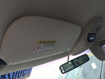 1998 Dodge Ram 1500 Sun Visor Shade Replacement Driver Left Mirror Fits OEM Used Auto Parts - Oemusedautoparts1.com