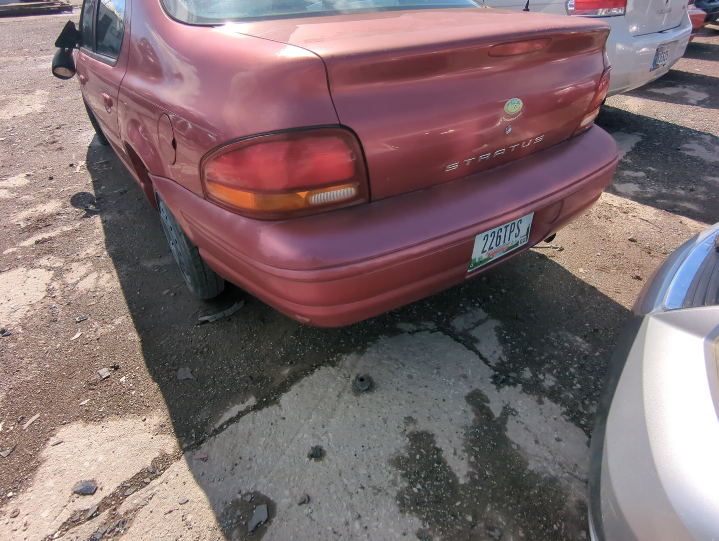 1996-2000 Dodge Stratus Rear Bumper Assembly Oem - Oemusedautoparts1.com