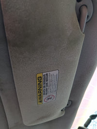 1998 Dodge Stratus Sun Visor Shade Replacement Passenger Right Mirror Fits OEM Used Auto Parts - Oemusedautoparts1.com