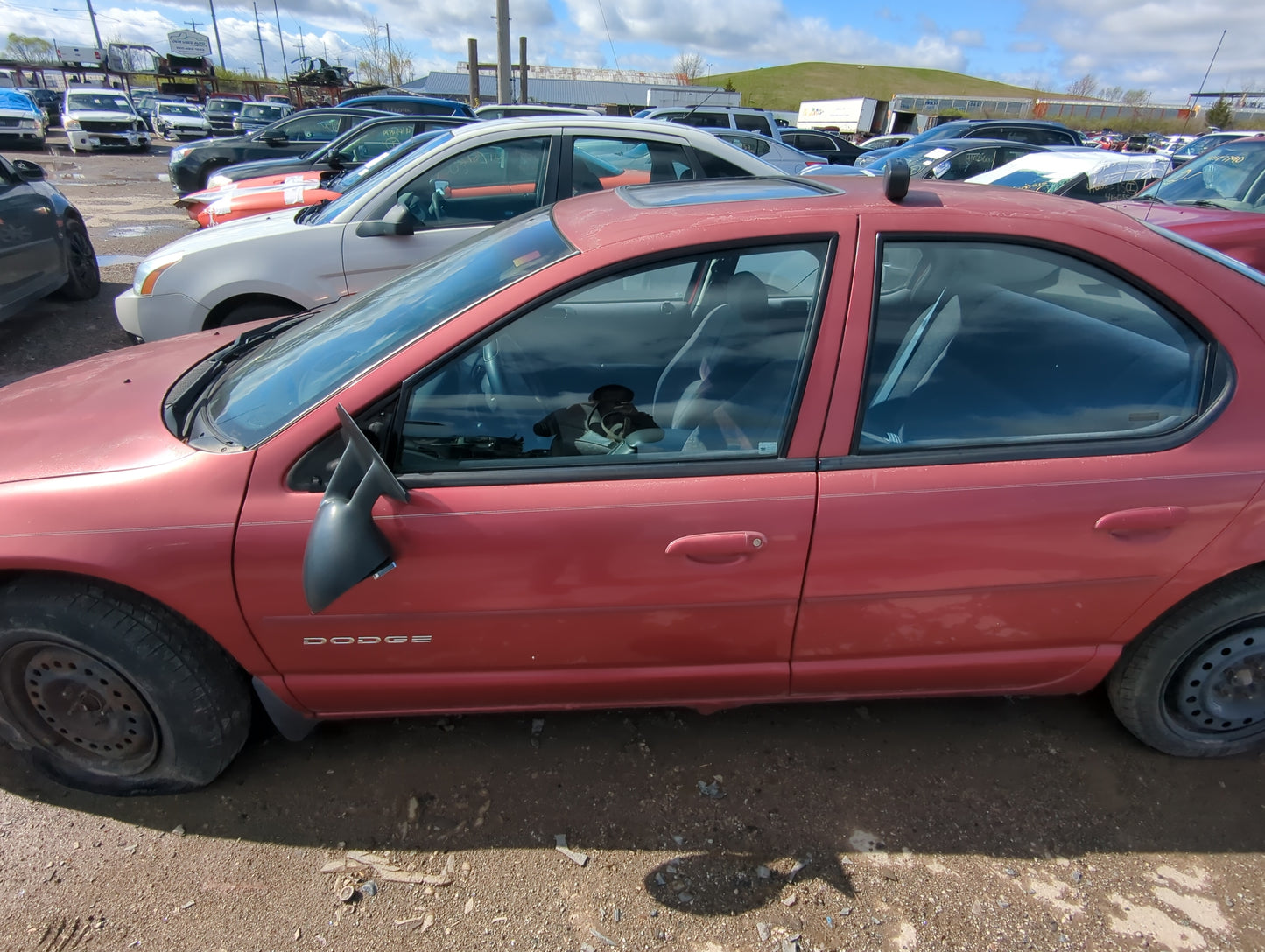 1995-2000 Dodge Stratus Driver Front Door Oem - Oemusedautoparts1.com