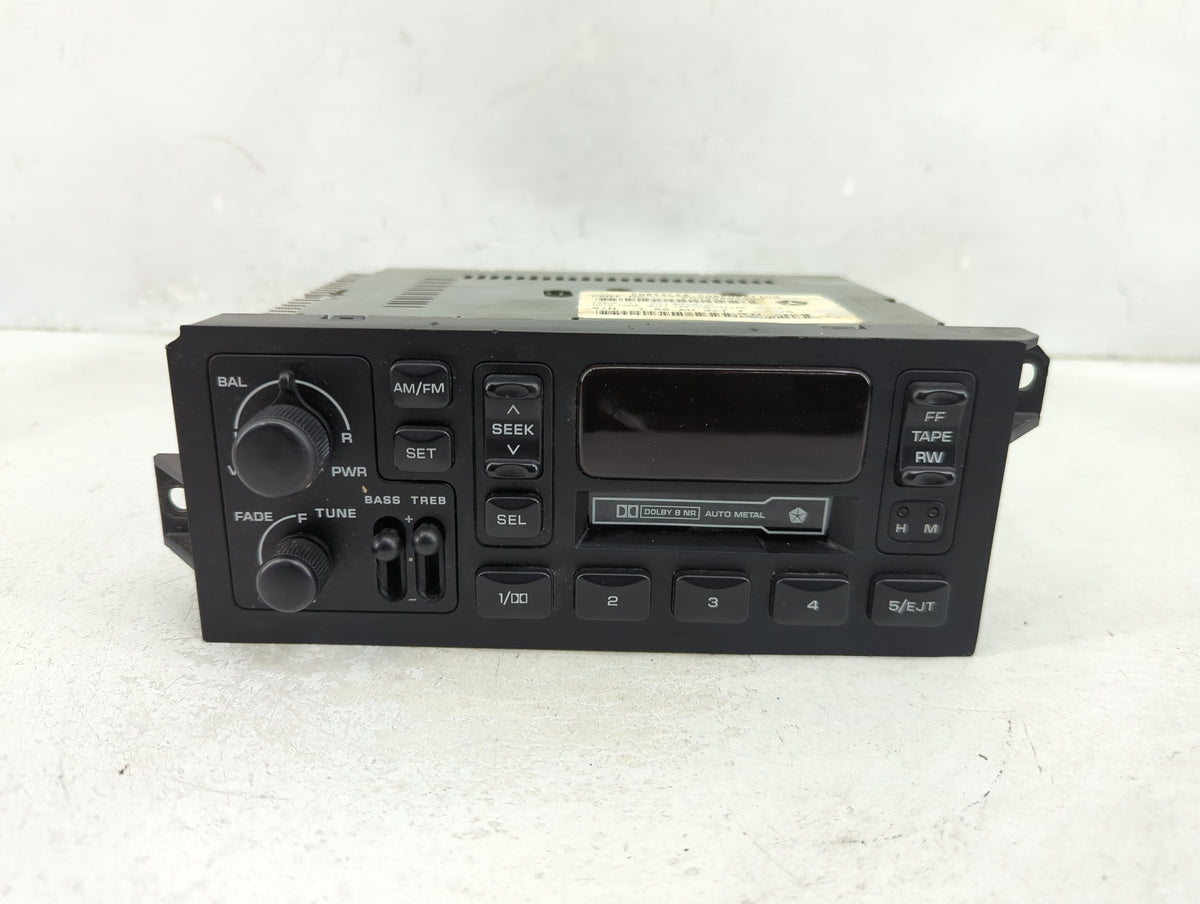 1995-2000 Dodge Stratus Radio AM FM Cd Player Receiver Replacement P/N:P04858558AC Fits Fits 1995 1996 1997 1998 1999 2000 O