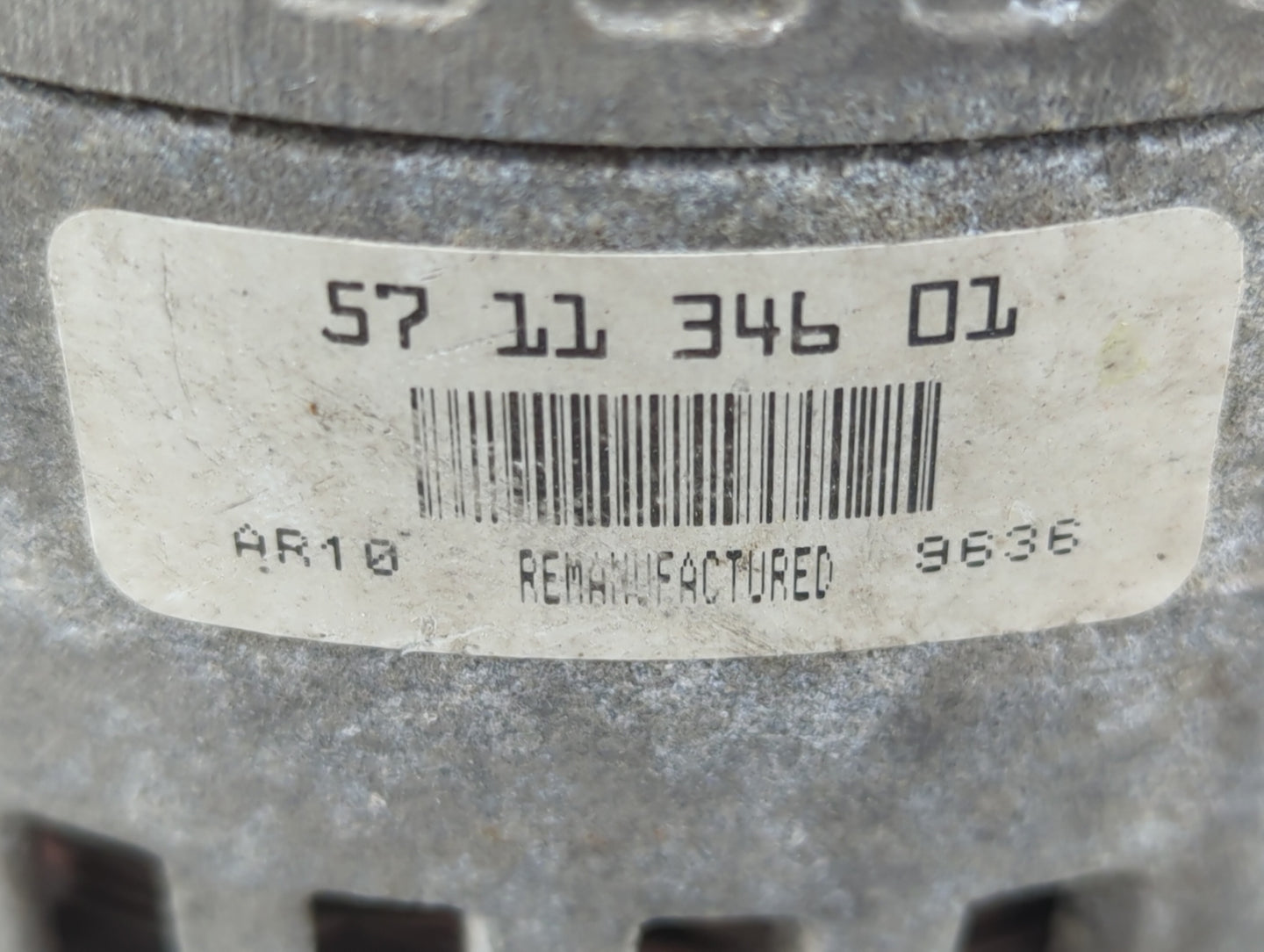 1998 Ford Contour Alternator Replacement Generator Charging Assembly Engine OEM P/N:57 11 346 01 Fits OEM Used Auto Parts - 