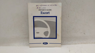 1998 Ford Escort Owners Manual Book Guide OEM Used Auto Parts - Oemusedautoparts1.com
