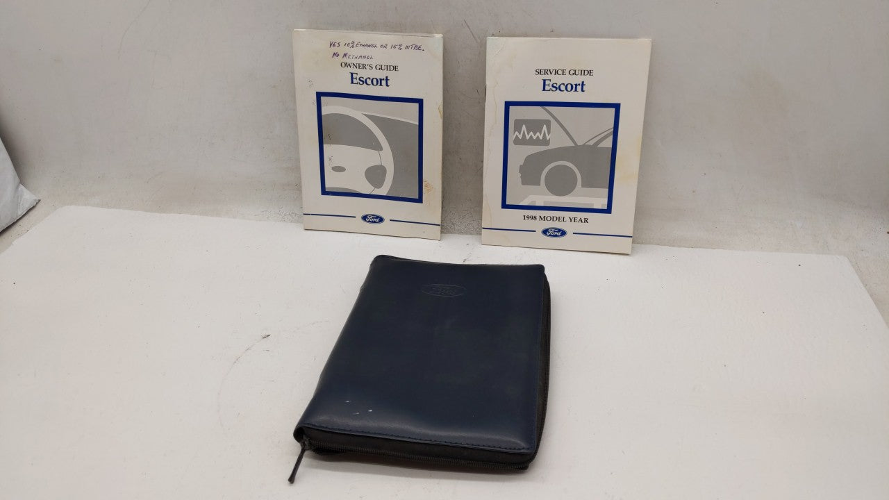 1998 Ford Escort Owners Manual Book Guide OEM Used Auto Parts - Oemusedautoparts1.com