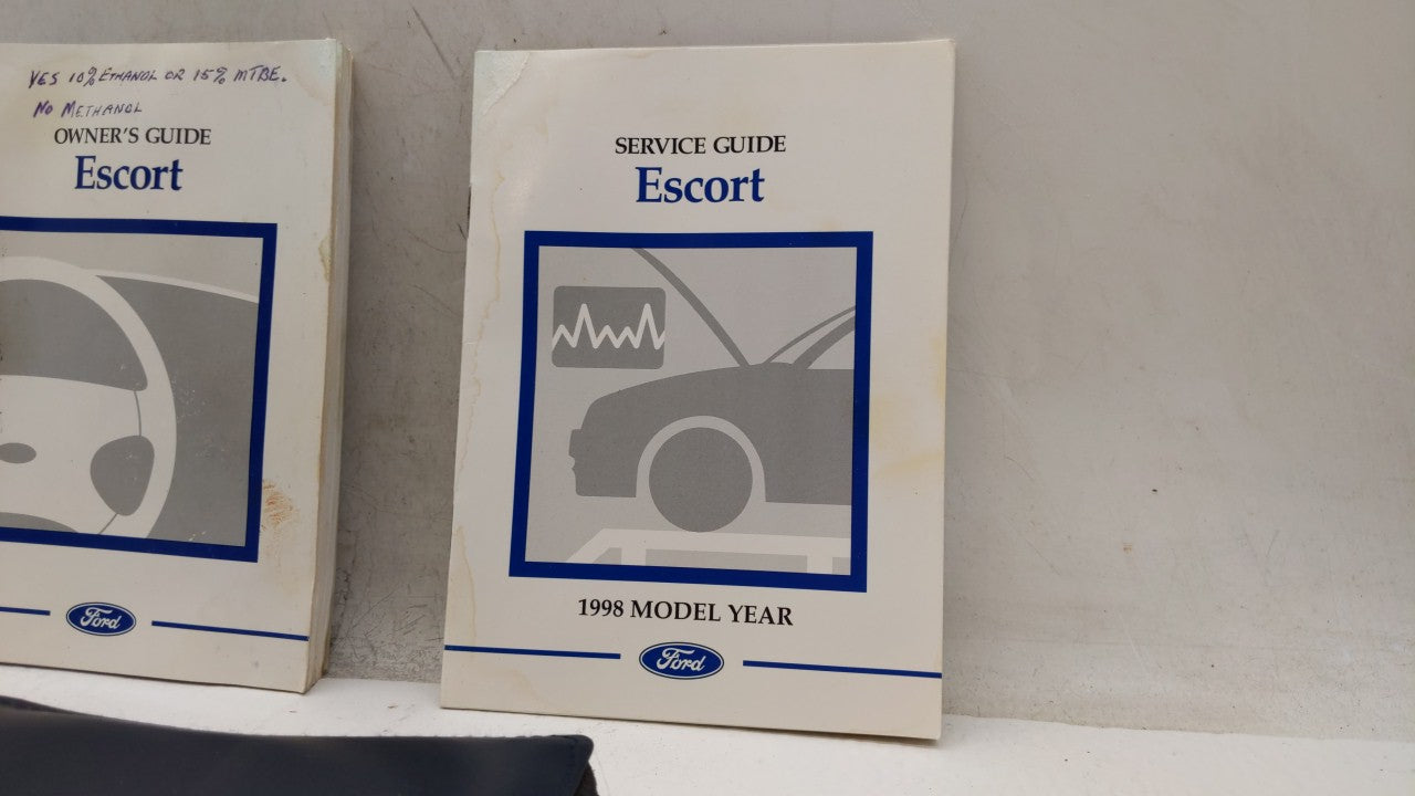 1998 Ford Escort Owners Manual Book Guide OEM Used Auto Parts - Oemusedautoparts1.com