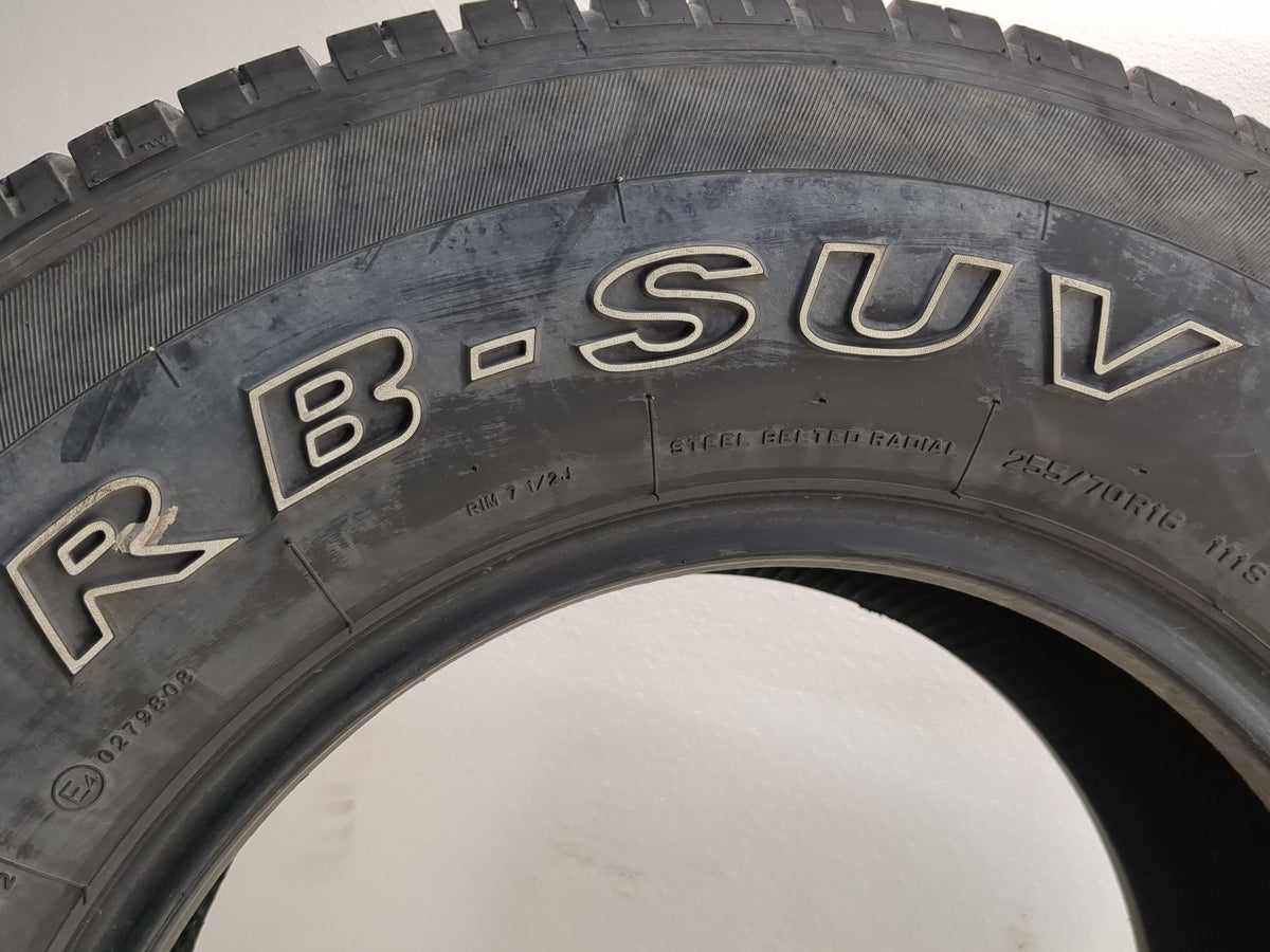 Used Tire 255/70R16 IRONMAN RB-SUV 111S - Tread Depth 7/32 - Oemusedautoparts1.com